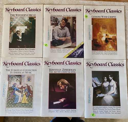 Keyboard classics magazines - classics,