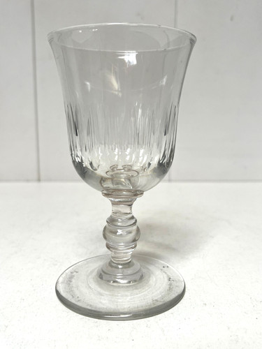 Verre tulipe ancien cristal - verre,