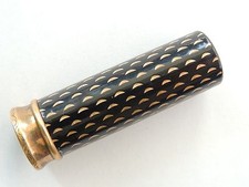 Très beau Tube de rouge à lèvres émaillé et Doré à l'or fin. collection. 