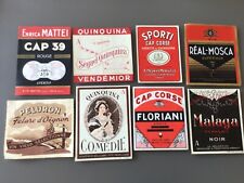 Lot 8 Etiquette Cap Corse Quinquina Réal Mosca Malaga Peluron Mattei Cap 39