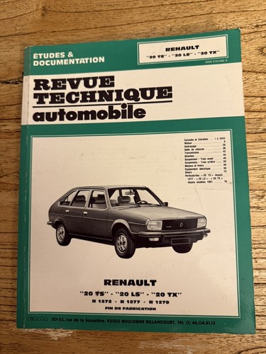Revue technique 1989 - revue, renault