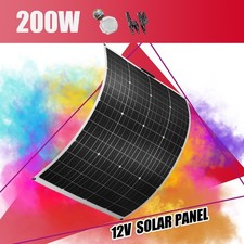 200W Panneau Solaire Flexible Monocristallin pour Voilier/Bateau