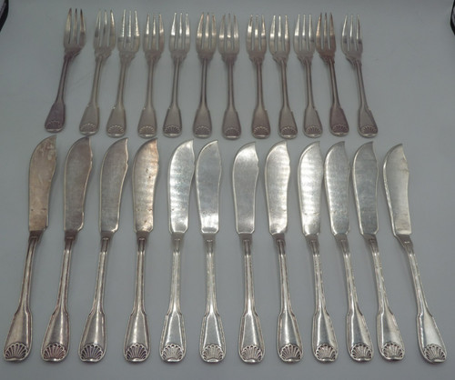 Couteaux 12 fourchettes - 12, et