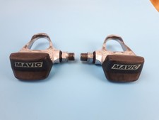 Pédales automatiques Mavic 9/16x20 aluminium vélo vintage course 1990s France