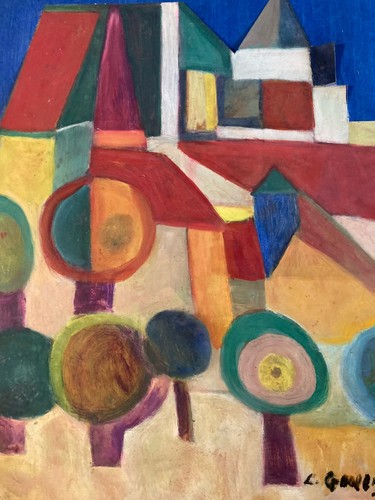 Painting peinture collage - painting,