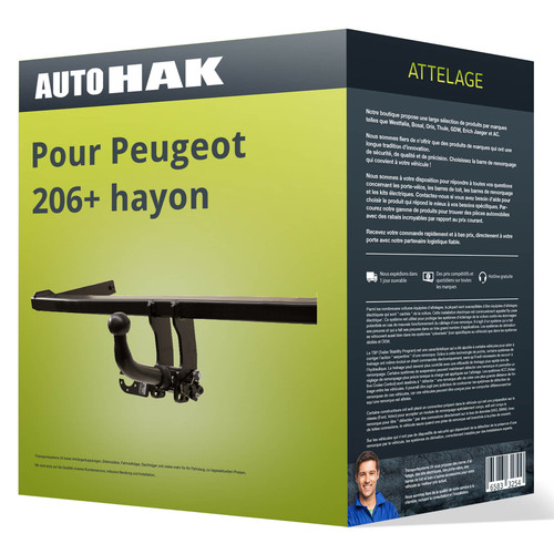Attelage pour peugeot 206 - peugeot, 206+