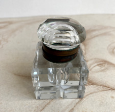 Ancien Encrier Cristal et