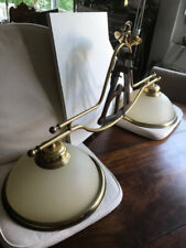 suspension deux vasques type lampe de billard
