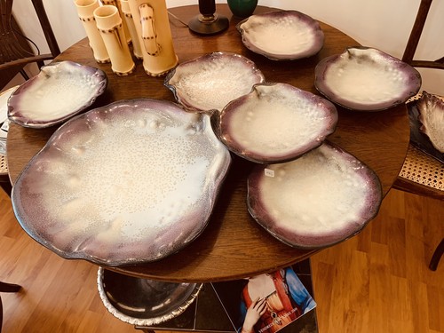 Superbe service coquillage - à,