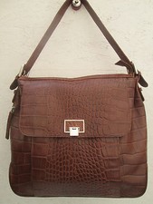 -AUTHENTIQUE grand sac à main LE TANNEUR cuir  vintage bag 