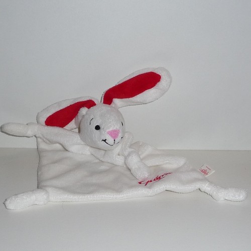 Doudou lapin guigoz blanc - 2,