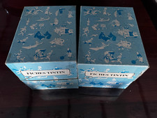 2 COFFRETS ATLAS 1456 FICHES TINTIN SANS DOUBLES MOULINSART 1991 CASTERMAN