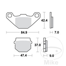 TRW PLAQUETTES DE FREIN