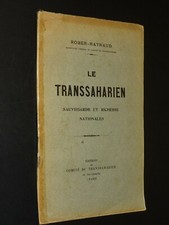 LE TRANSSAHARIEN SAUVEGARDE ET