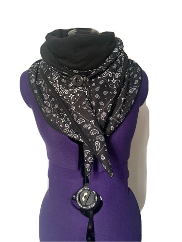 Cheche polaire motif bandana - polaire, bandana 