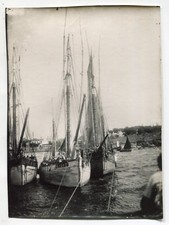 Marine Bateaux Pêcheurs Thons -  8 tirages argentiques 1910 - 