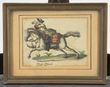 Gravure XVIIIe Rehaussée