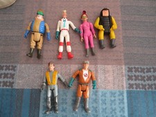 LOT 6 FIGURINES SOS FANTÔMES  COLOMBIA PICTURES  VINTAGE 1987 ....
