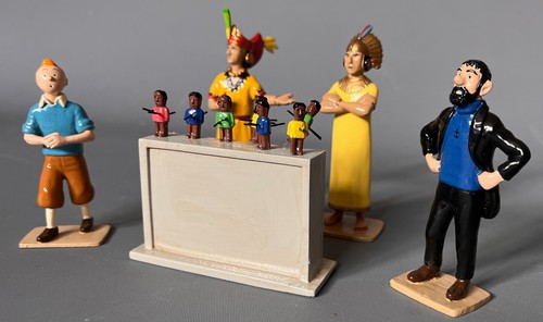 Hergé pixi scène - hergé, pixi-