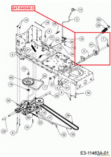 Pédale de transmission MTD références : 647-04034E-S / 647-04034C-S