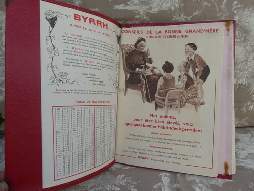 Porte menu publicitaire byrrh - porte,