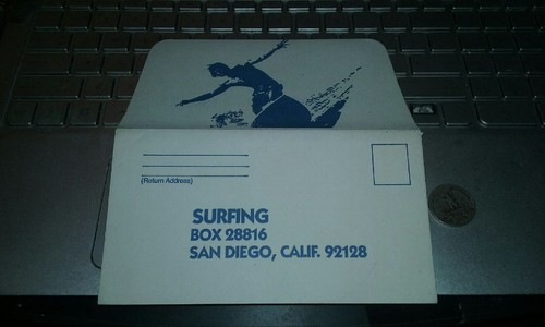 Vintage surfing magazine - vintage,