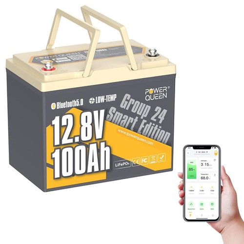 12v 100ah lifepo4 bluetooth - 100ah,
