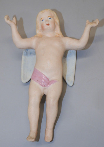 Ancien angelot biscuit - -,