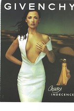 PUBLICITE ADVERTISING  1999   GIVENCHY Parfum ORGANZA INDECENCE 31.12.12