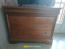 commode merisier 3 tiroirs 