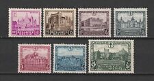 BELGIQUE - N° Yvert 308/314 Neufs X - Série 1930 Chateaux Tuberculose