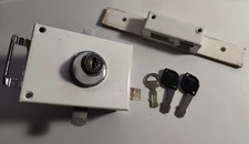 Serrure A2P Picard 3 Points Horizontale Tirant Droit KLEOPS BLANC MÉCANISME 