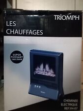 Cheminée électrique Triomph noire 