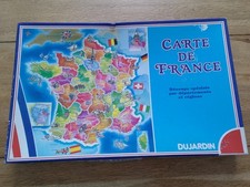 RARE - Puzzle vintage Carte de France DUJARDIN 