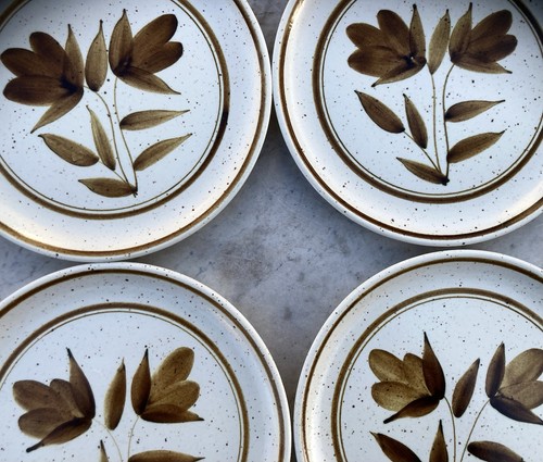 Lot assiettes plates gres - 4,