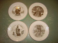 4 assiettes villeroy et boch, années 50