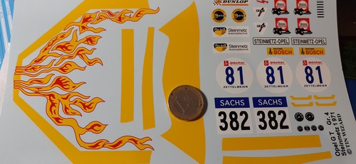 Décalques pour opel - opel, gt