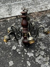 Ancien Lustre 5 Branches En