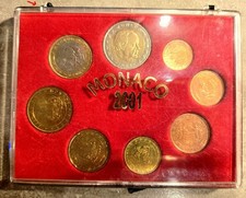 Monaco - Série 8 pièces 2001 - 1 cent à 2 euros