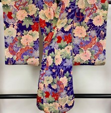Kimono japonais rétro brocart