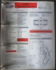 Cinquecento Sporting - Fiche Technique Fiat