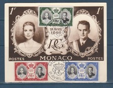 MONACO carte du mariage