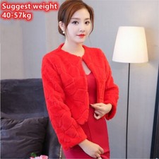 Femme Fausse Fourrure Veste