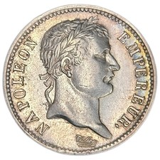 Napoléon 1er, 1 franc tête