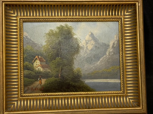Tableau ancien paysage - ancien,