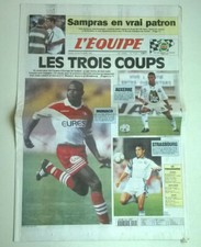 L'EQUIPE N°15.351 du 12/09/1995 - Les 3 coups (Cpes euro)/Sampras en vrai patron