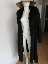 Manteau Yves Salomon doublé fourrure  de marmotte 