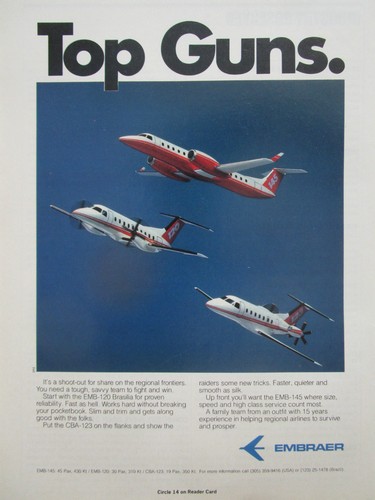 1990 pub avion embraer - pub,
