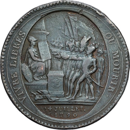 France monneron 5 sols - de,