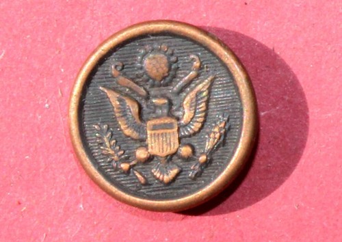 Bouton cuivré militaire - cuivrÉ,